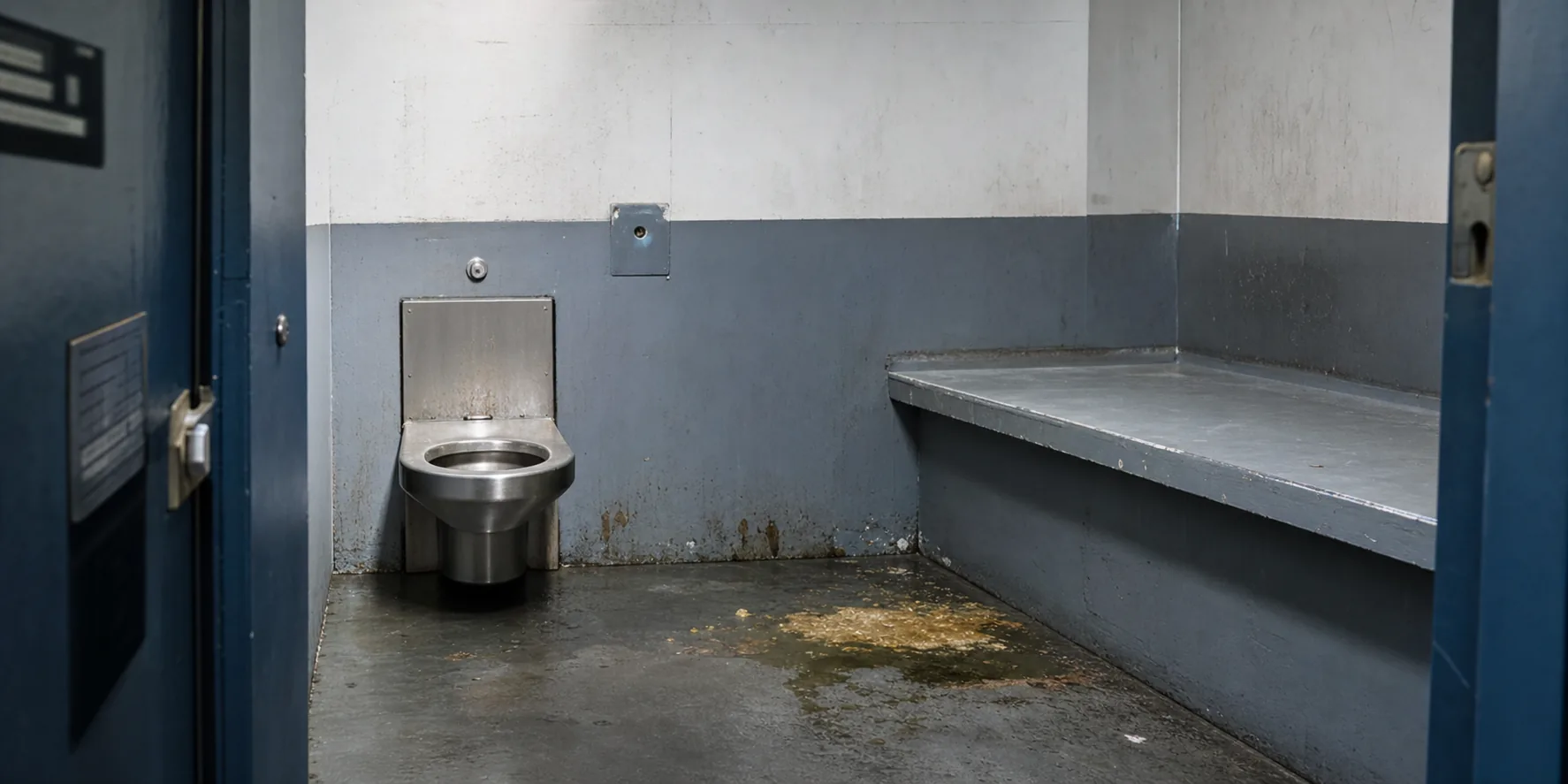 Custodial environment requiring high-risk cleaning and sharps removal